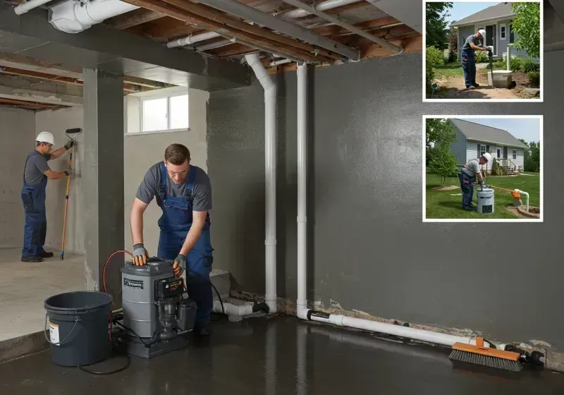 Basement Waterproofing and Flood Prevention process in South Yuba City, CA